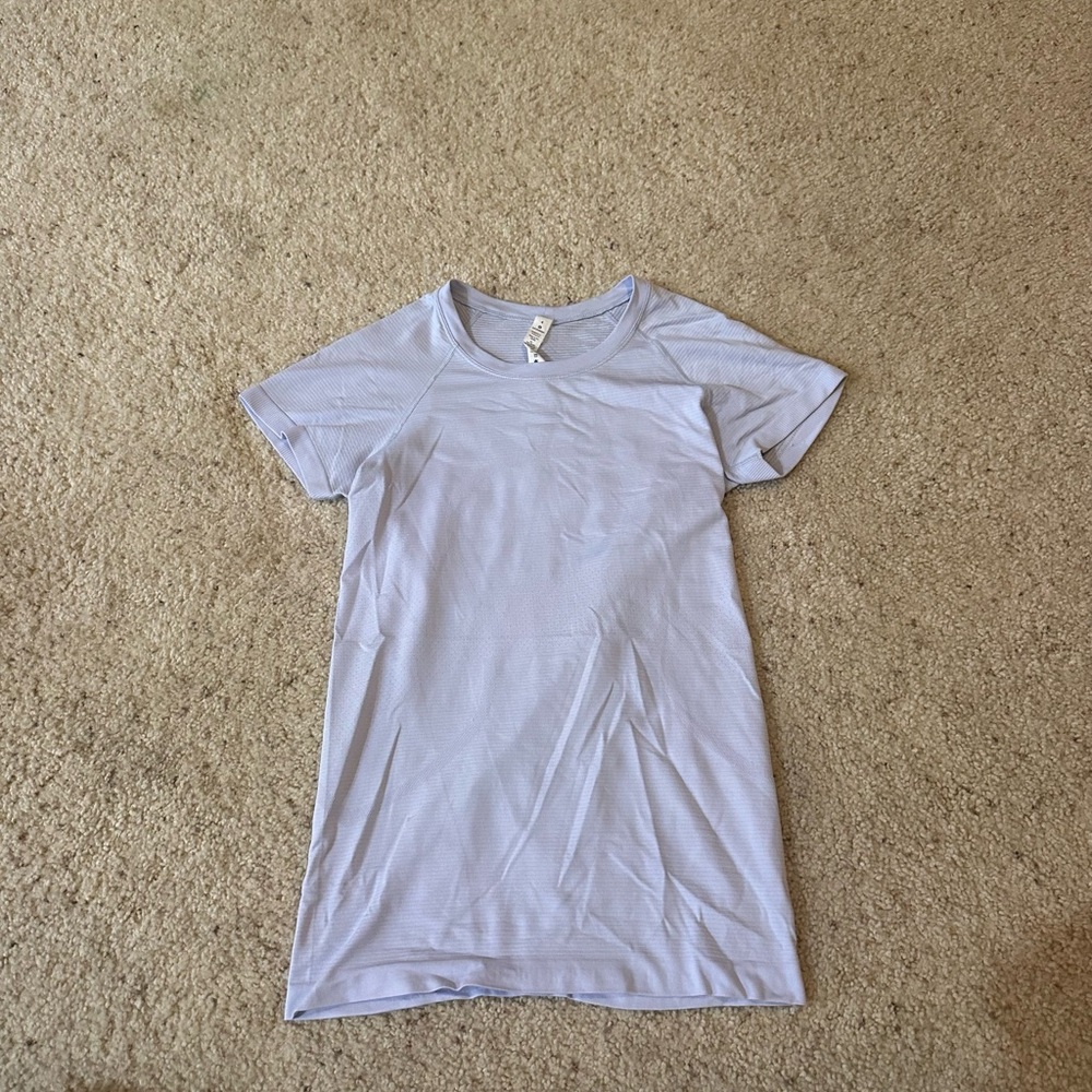 Lululemon Athletica Light Purple Swiftly Top